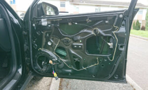 Car Door Internals Removed