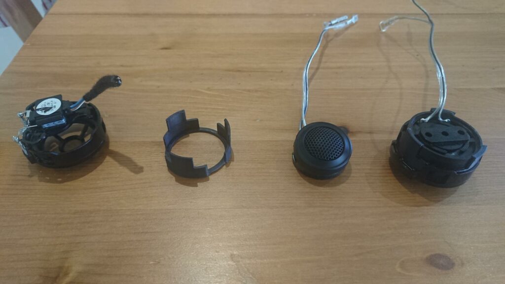 Various Stages Of Tweeter Assembly