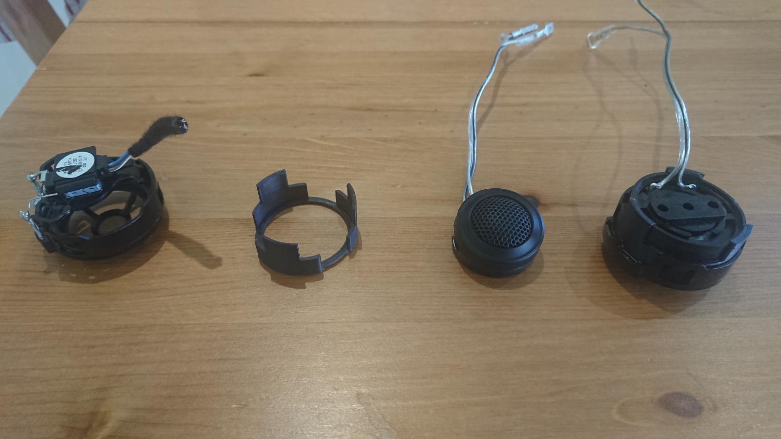 Various Stages Of Tweeter Assembly