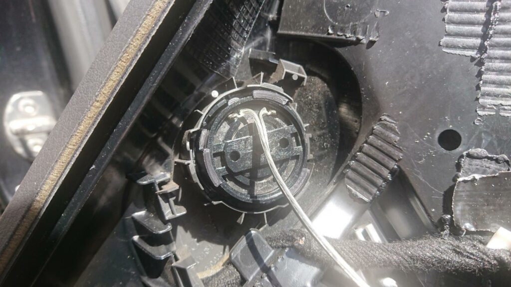 Tweeter Installed In Door Card