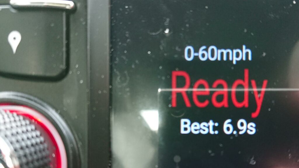 Results of 0-60 test