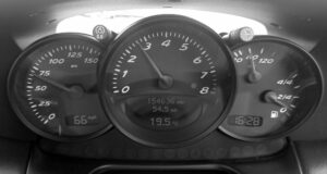 Porsche Boxster instrument cluster
